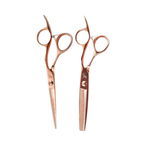 Tribal Scissors Rose Gold Shear Thinner Combo 5.5