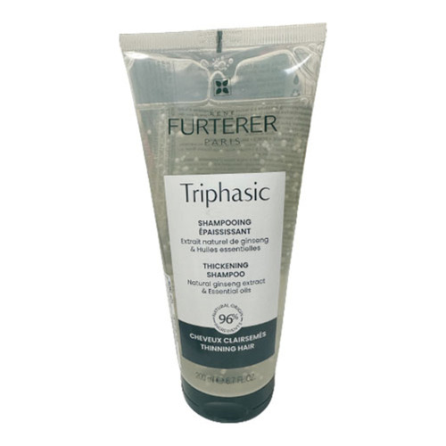Rene Furterer Triphasic Stimulating Shampoo on white background