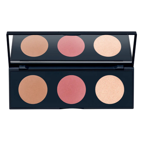 RVB Lab Urban Trio Face Powder Palette #327 on white background