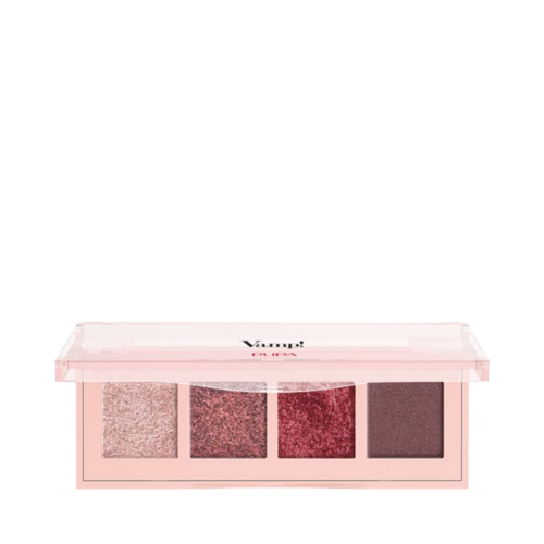 Pupa Vamp 4 Eyeshadow Palette 001 - Natural Matt on white background