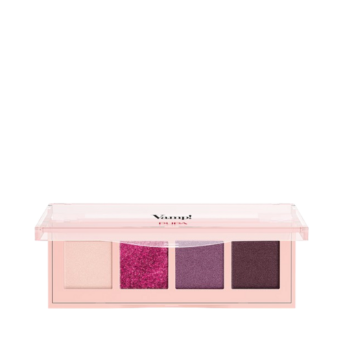 Pupa Vamp 4 Eyeshadow Palette 001 - Natural Matt on white background