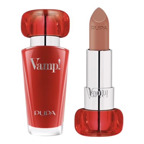 Pupa Vamp! Lipstick -105 Light Chestnut, 3.5g/0.1 oz