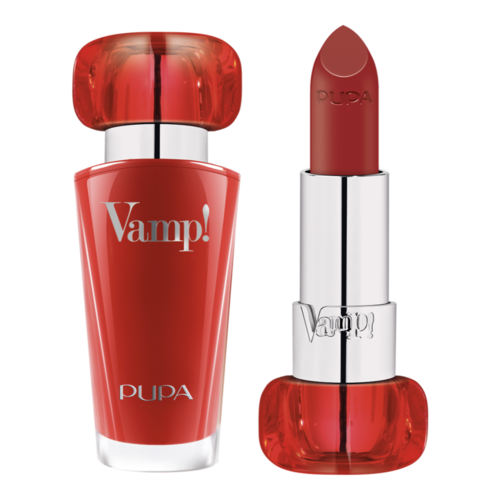 Pupa Vamp! Lipstick - 302 Ruby Red, 3.5g/0.1 oz