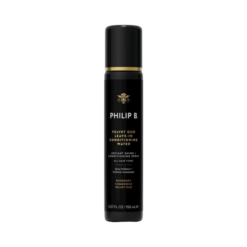 Philip B Botanical Velvet Oud Leave-In Conditioning Water on white background