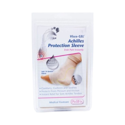 Pedifix Visco-GEL Achilles Protection Sleeve - Large, 1 piece Pedifix Visco-GEL Achilles Protection Sleeve - Large on white background