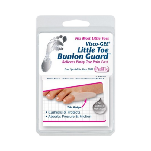 Pedifix Visco-GEL Little Toe Bunion Guard - Small, 1 piece Pedifix Visco-GEL Little Toe Bunion Guard - Small on white background