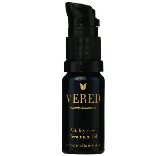 Vered Organic Botanicals Vitality Face Treatment Oil on white background