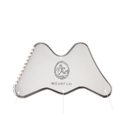 Vitality Qi Stainless Steel Gua Sha Contour Tool on white background