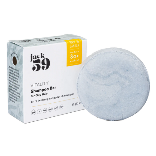 jack 59 Vitality Shampoo Bar on white background