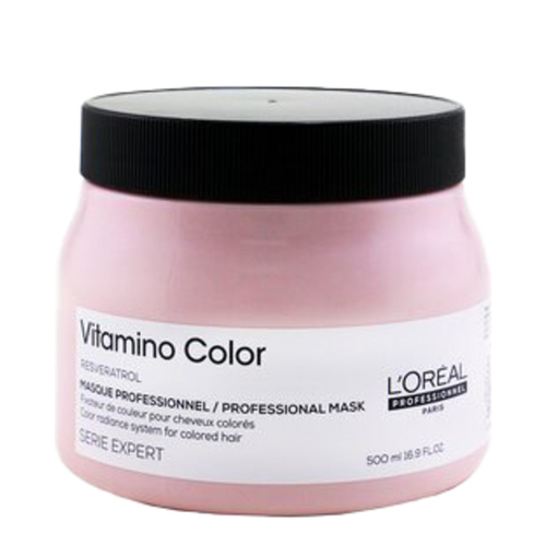 Loreal Professional Paris Vitamino Color Resveratrol Color Radiance System Mask on white background