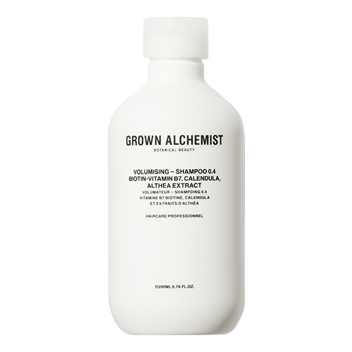 Grown Alchemist Volumising - Shampoo 0.4 Biotin-Vitamin B7 Calendula Althea Extract on white background