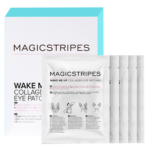 Magicstripes Wake Me Up Collagen Eye Patches - 5 Masks, 1 set