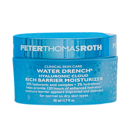 Peter Thomas Roth Water Drench Hyaluronic Cloud Rich Barrier Moisturizer on white background