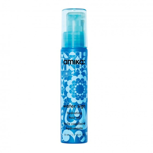 Amika Water Sign Hydrating Hair Oil on white background