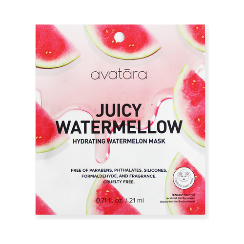 avatara Watermellow Hydrating Face Mask, 21ml/0.71 fl oz