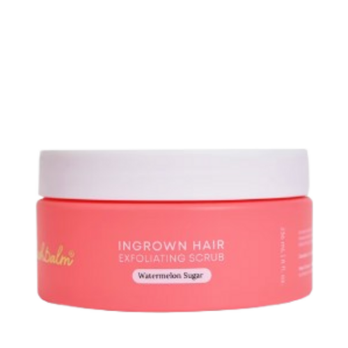 Bushbalm Watermelon Sugar Ingrown Hair Exfoliating Scrub on white background