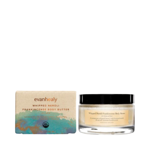Evanhealy Whipped Neroli Frankincense Body Butter on white background