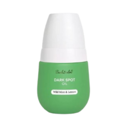 Wild Mint and Lemon Oil Dark Spot on white background