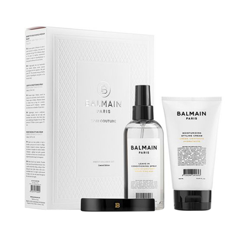 BALMAIN Paris Hair Couture Winter Brilliance Set on white background