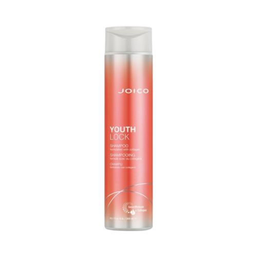 Joico Youthlock Shampoo on white background
