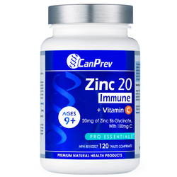 Zinc 20 Immune + Vitamin C