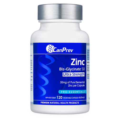 CanPrev Zinc Bis-Glycinate 25, 120 capsules