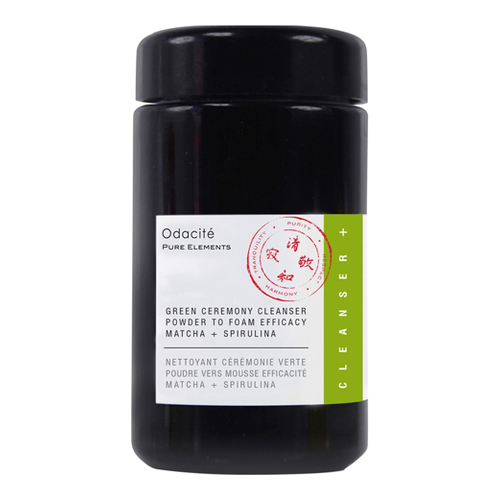 Odacite Green Ceremony Cleanser on white background