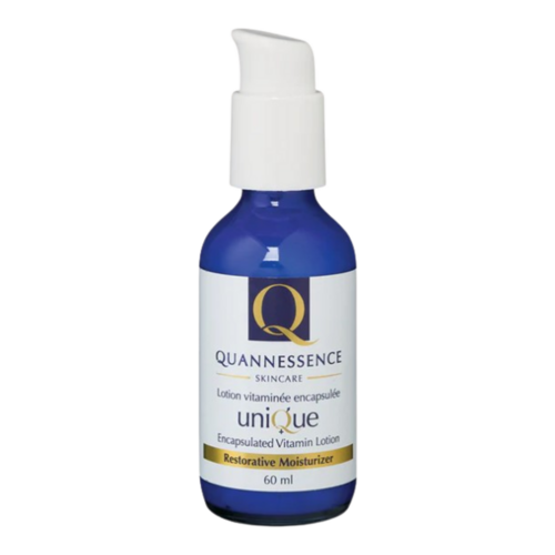 Quannessence uniQue Encapsulated Vitamin Lotion on white background