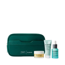 x Aston Martin Aramco Formula One Team Iconic Discovery Skincare Collection on white background